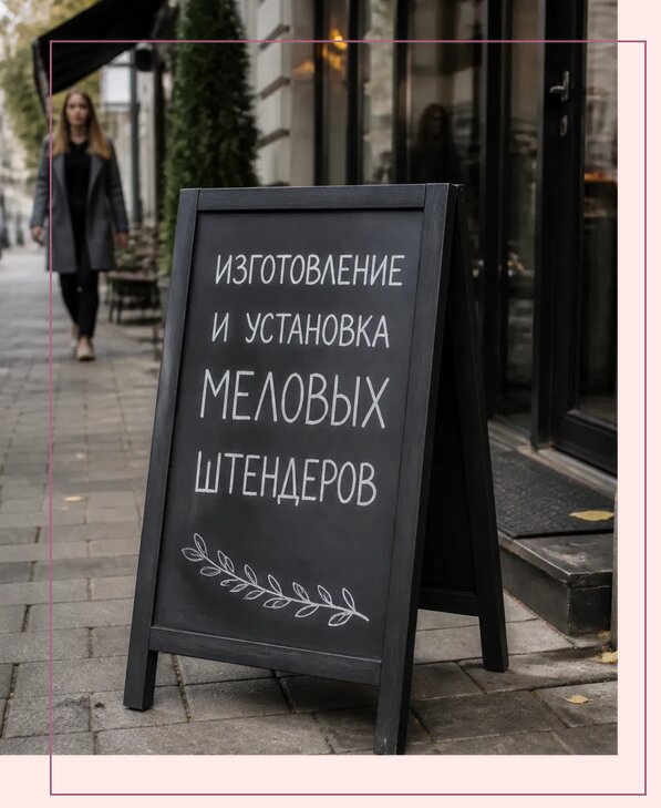 Меловые штендеры в Фрязине по цене от 6750 р. | Аванза-Фрз